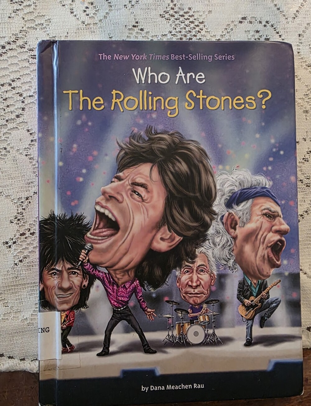 Who Are The Rolling Stones? WhoHQ book by dana Meachen Rae ex library book